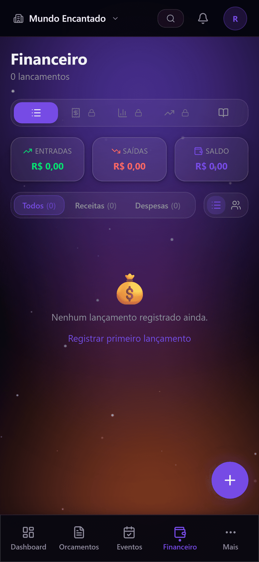 Financeiro do Konfetti